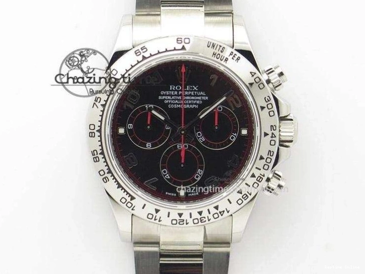 1218 Daytona 116506 Noob 1:1 Best Edition Ceramic Bezel Ice Blue Dial on SS Bracelet A Functional 2979